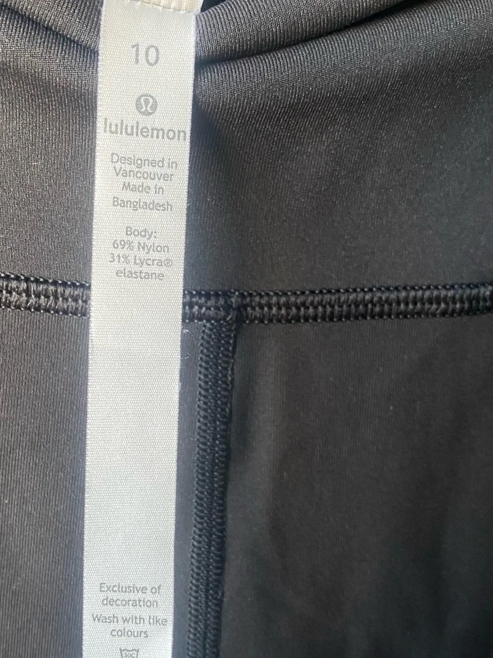 lululemon athletica smooth black